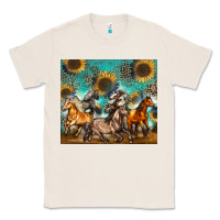 Natural western horses Classic Tee - Zillion Design Studio