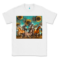 White western horses Classic Tee - Zillion Design Studio