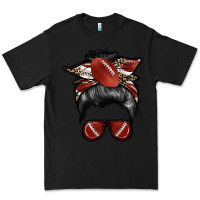 Black football mom Premium Tee - RacoonDesign