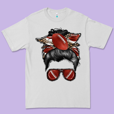 Football Mom Premium Tee Designed By Racoondesign