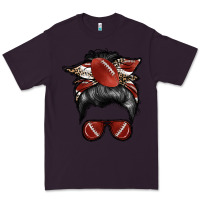 Plum football mom Premium Tee - RacoonDesign