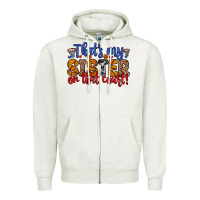Oatmeal Heather that s my sister on that court Zipper Hoodie - Zillion Design Studio