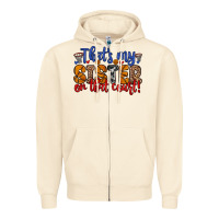 Sandshell that s my sister on that court Zipper Hoodie - Zillion Design Studio