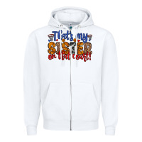 White that s my sister on that court Zipper Hoodie - Zillion Design Studio