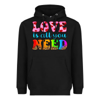 Black love is all you need Heavyweight Hoodie - HRA Design Shop