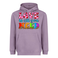 Lavender love is all you need Heavyweight Hoodie - HRA Design Shop