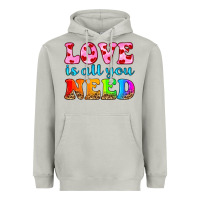 Moon Dust love is all you need Heavyweight Hoodie - HRA Design Shop