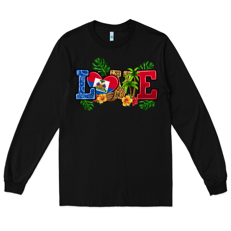 Love Haitian Republic Long Sleeve Tee by RanaPortraitStore | Teevron