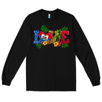 Black love haitian republic Long Sleeve Tee - RanaPortraitStore