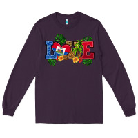 Plum love haitian republic Long Sleeve Tee - RanaPortraitStore
