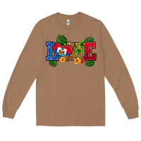 Toasted Coconut love haitian republic Long Sleeve Tee - RanaPortraitStore