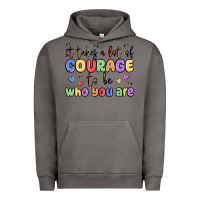 Pigment Tornado it takes a lot of courage to be who you are Urban Hoodie - MaliasSmallBusiness
