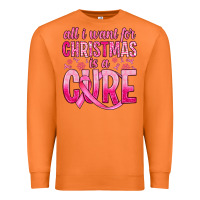 Carrot all i want for christmas is a cure Premium Sweatshirt - JahusDesignShop
