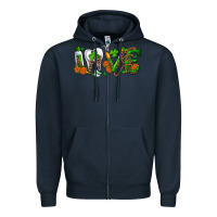 Navy dental love st patricks day Zipper Hoodie - RanaPortraitStore