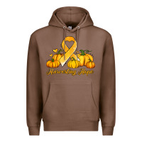 Chestnut childhood cancer awareness month harvesting hope Premium Hoodie - Jasminsmagicworld
