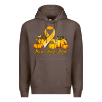 Coffee childhood cancer awareness month harvesting hope Premium Hoodie - Jasminsmagicworld