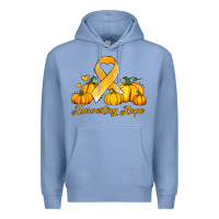 Colony Blue childhood cancer awareness month harvesting hope Premium Hoodie - Jasminsmagicworld