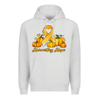 Dove Grey childhood cancer awareness month harvesting hope Premium Hoodie - Jasminsmagicworld