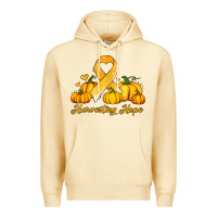 Pina Colada childhood cancer awareness month harvesting hope Premium Hoodie - Jasminsmagicworld