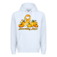 White childhood cancer awareness month harvesting hope Premium Hoodie - Jasminsmagicworld