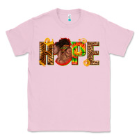 Bubblegum Pink hope afro Classic Tee - texasbilliewilder