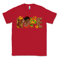 Red hope afro Classic Tee - texasbilliewilder