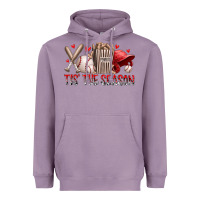 Lavender tis the season baseball Heavyweight Hoodie - RacoonDesign