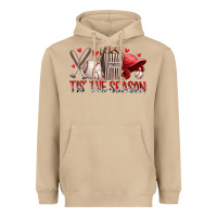 Mushroom tis the season baseball Heavyweight Hoodie - RacoonDesign