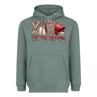 Sage tis the season baseball Heavyweight Hoodie - RacoonDesign