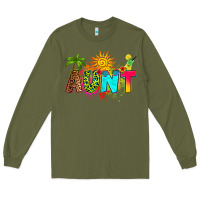 Army Green summer aunt Long Sleeve Tee - RanaPortraitStore