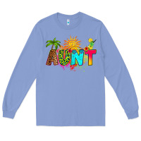 Colony Blue summer aunt Long Sleeve Tee - RanaPortraitStore