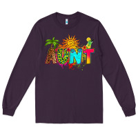 Plum summer aunt Long Sleeve Tee - RanaPortraitStore