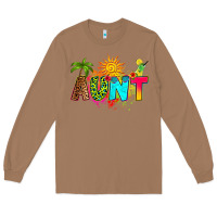 Toasted Coconut summer aunt Long Sleeve Tee - RanaPortraitStore