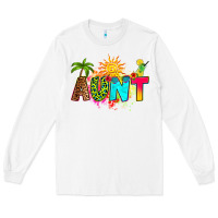 White summer aunt Long Sleeve Tee - RanaPortraitStore