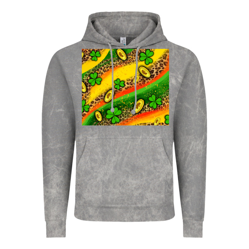 St Patricks Coin And Shamrock Vintage Hoodie by AdoDesignShop | Teevron