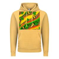 Vintage Mustard st patricks coin and shamrock Vintage Hoodie - AdoDesignShop