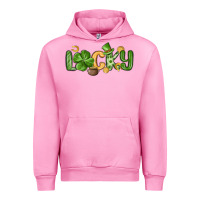 Fuchsia Pink lucky st patrick s day Urban Hoodie - MaliasSmallBusiness