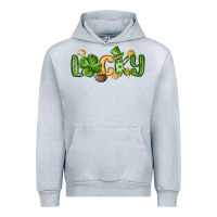 Heather Grey lucky st patrick s day Urban Hoodie - MaliasSmallBusiness