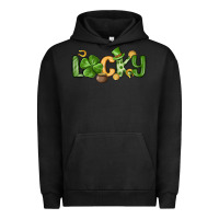 Pigment Black lucky st patrick s day Urban Hoodie - MaliasSmallBusiness