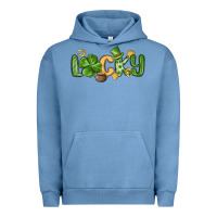 Pigment Pebble Blue lucky st patrick s day Urban Hoodie - MaliasSmallBusiness