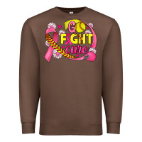 Chestnut breast cancer go fight cure softball Premium Sweatshirt - JahusDesignShop