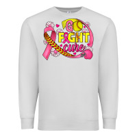Dove Grey breast cancer go fight cure softball Premium Sweatshirt - JahusDesignShop