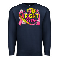 Navy breast cancer go fight cure softball Premium Sweatshirt - JahusDesignShop