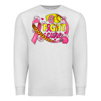 Breast Cancer Go Fight Cure Softball Premium Sweatshirt | Teevron