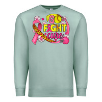 Seafoam breast cancer go fight cure softball Premium Sweatshirt - JahusDesignShop