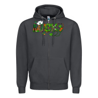 Smoke st patricks day lucky nurse Zipper Hoodie - RanaPortraitStore