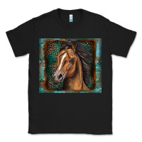 Black western horse Classic Tee - Zillion Design Studio