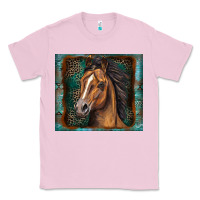 Bubblegum Pink western horse Classic Tee - Zillion Design Studio