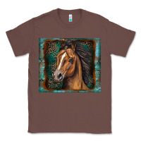 Chestnut western horse Classic Tee - Zillion Design Studio