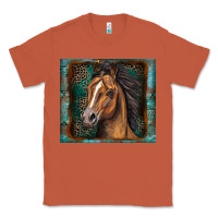 Copper western horse Classic Tee - Zillion Design Studio